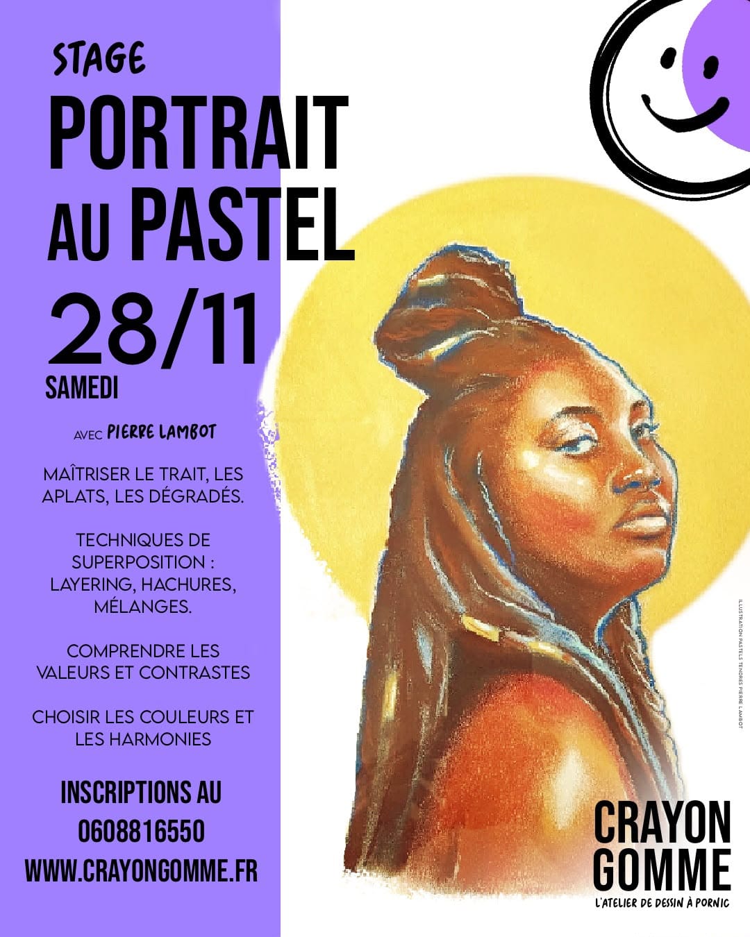 Stage Portrait au Pastel à Pornic