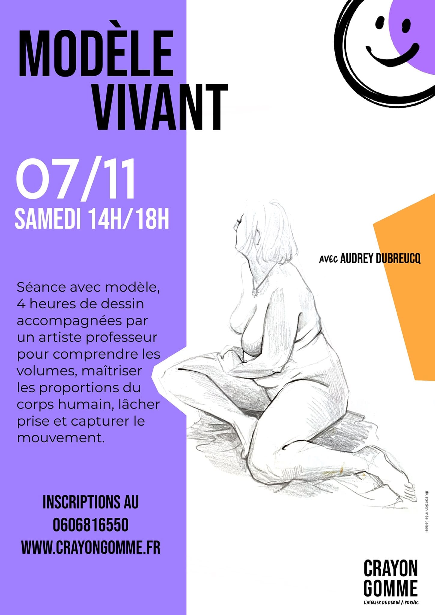 Modèle vivant à Pornic – Samedi 7 novembre